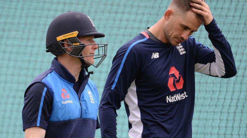 Eoin Morgan and Alex Hales