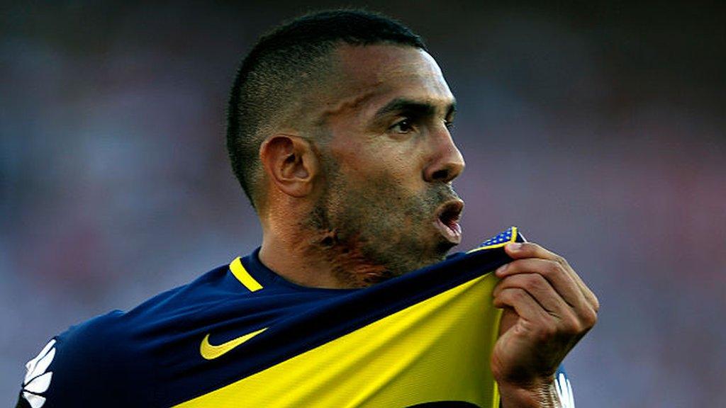 Boca Juniors and Argentina striker Carlos Tevez