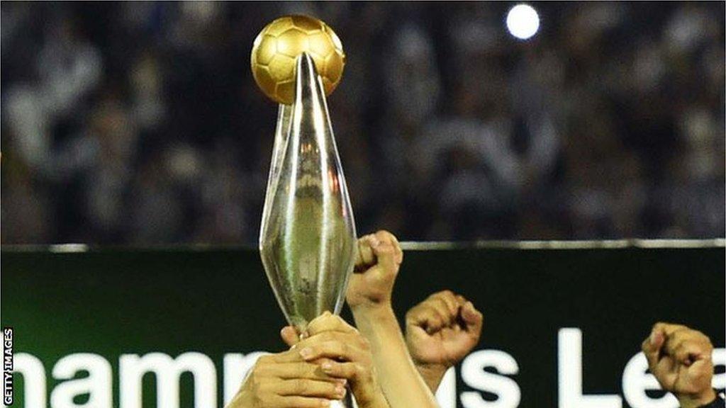 African Champions League trophy