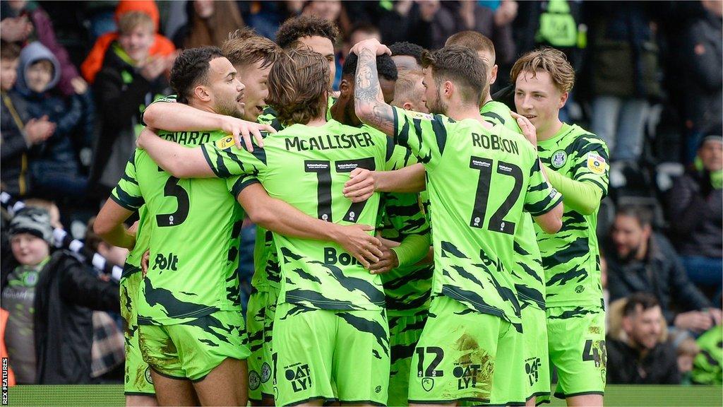 Forest Green are still 11 points from safety in League One despite beating promotion-chasing Sheffield Wednesday