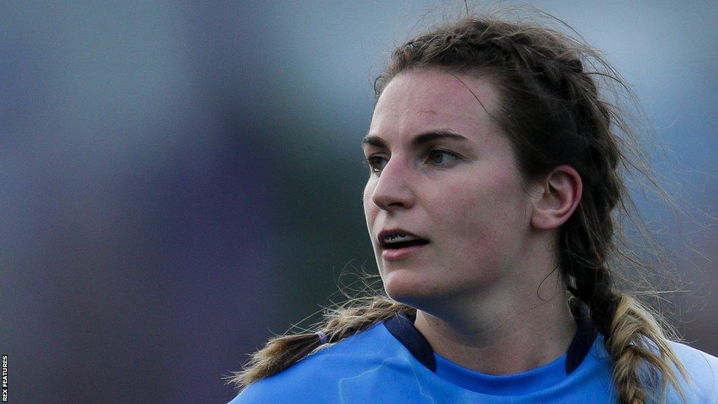 Jo Brown made seven England appearances before World Rugby eligibility rules allowed her to switch to playing for Ireland