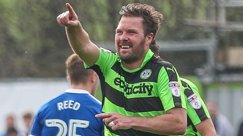 Forest Green Rovers celebrate