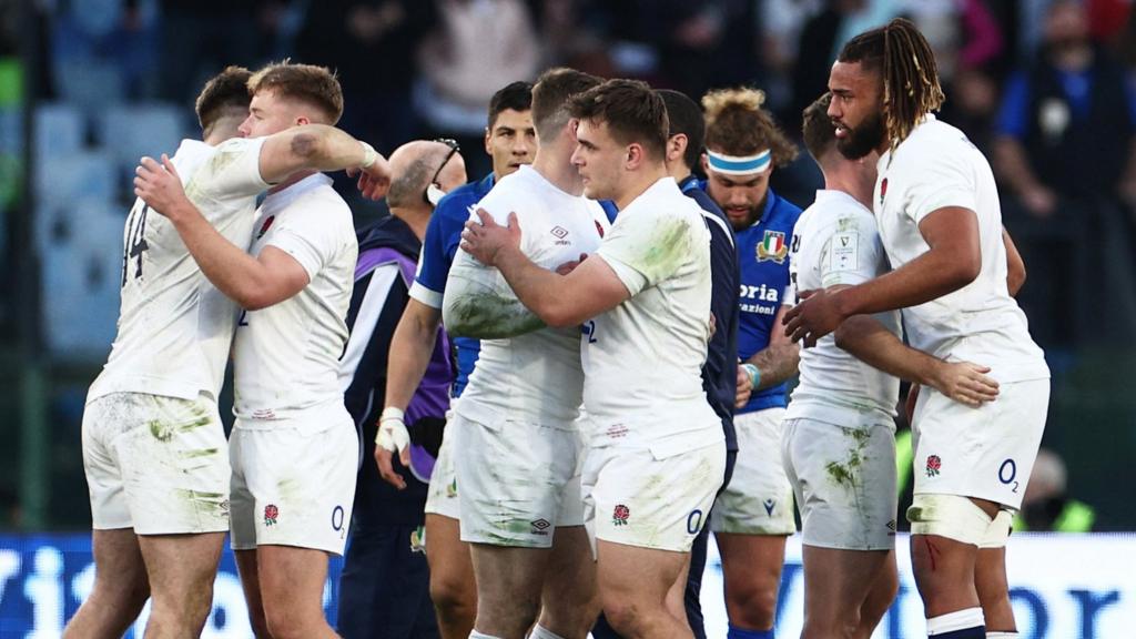 England beat Italy in Rome