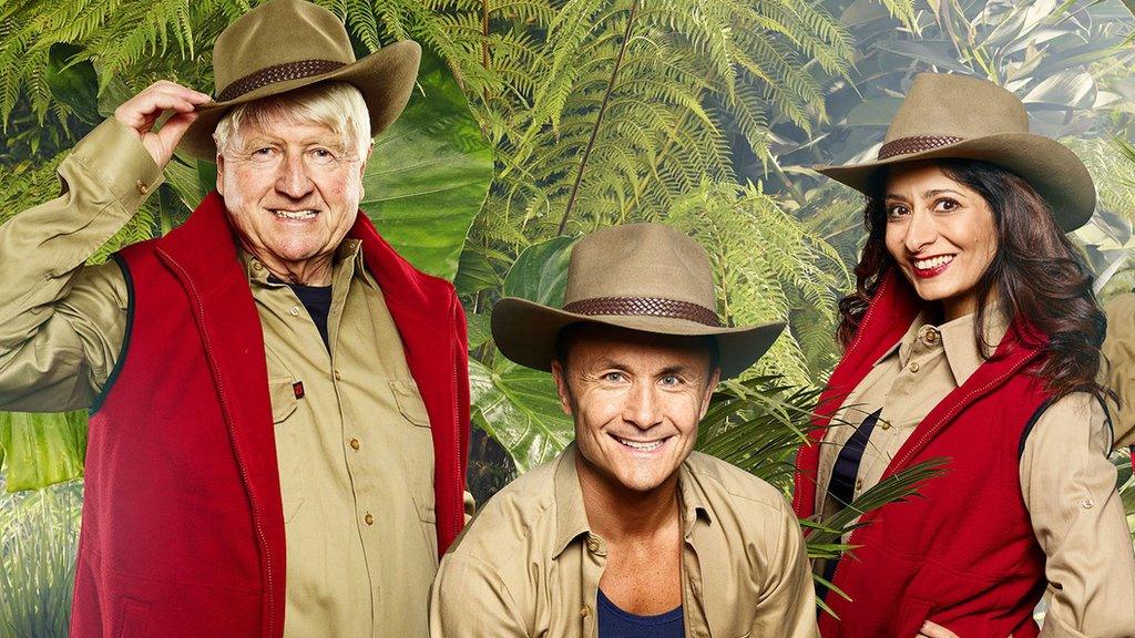 I'm A Celebrity campmates Stanley Johnson, Dennis Wise and Shappi Khorsandi