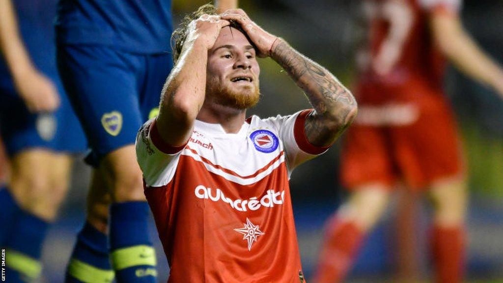 Alexis Mac Allister playing for Argentinos Juniors in 2019