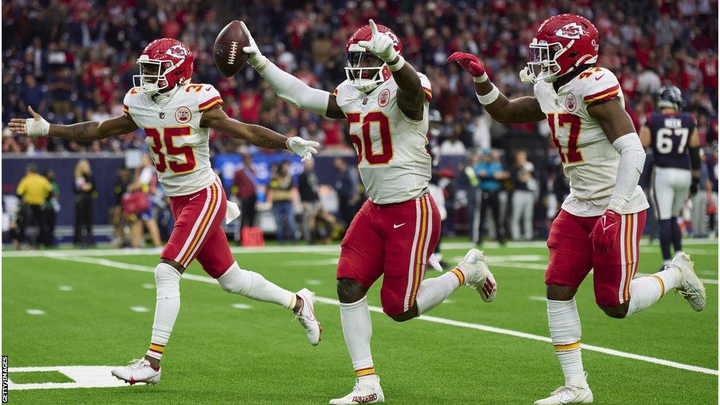 Willie Gay of the Kansas City Chiefs celebrates