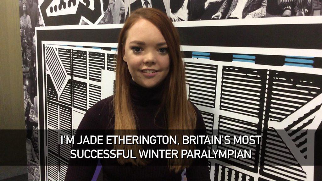 Paralympian Jade Etherington talks about the Unsung Hero award