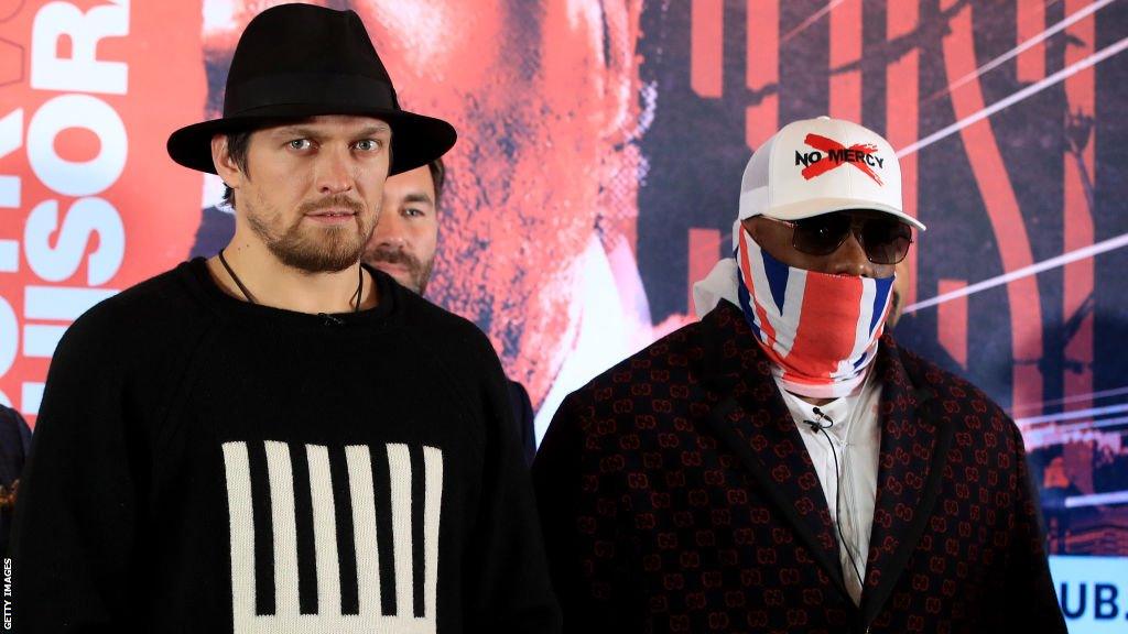 Oleksandr Usyk and Derek Chisora