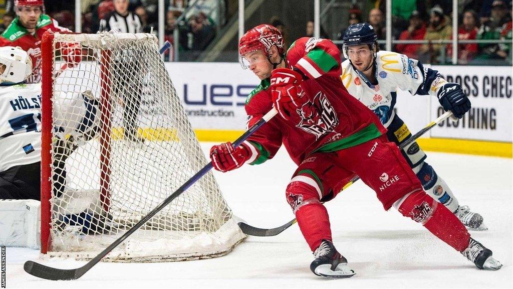 Mark Richardson of Cardiff Devils