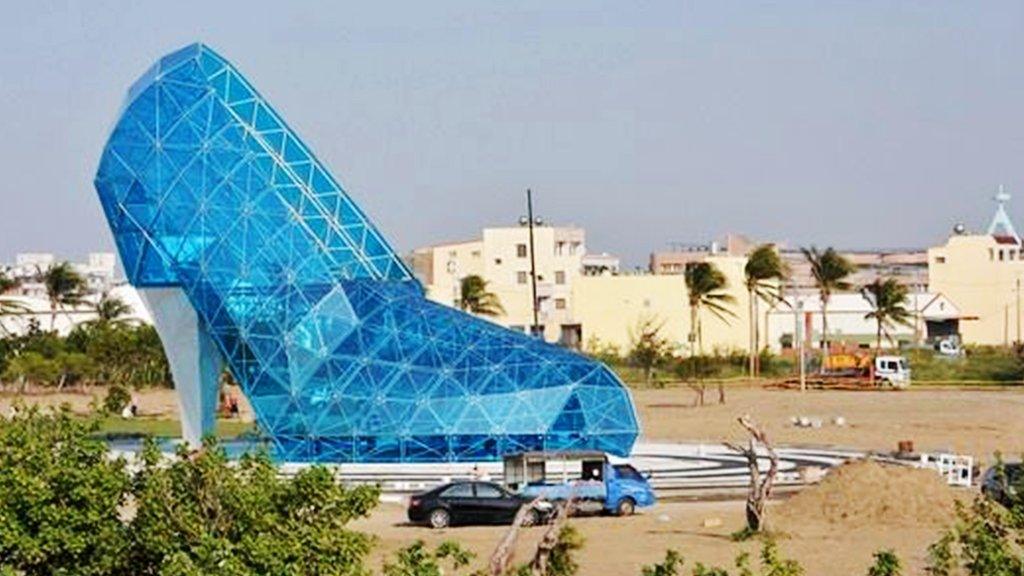 Church shaped like a shoe