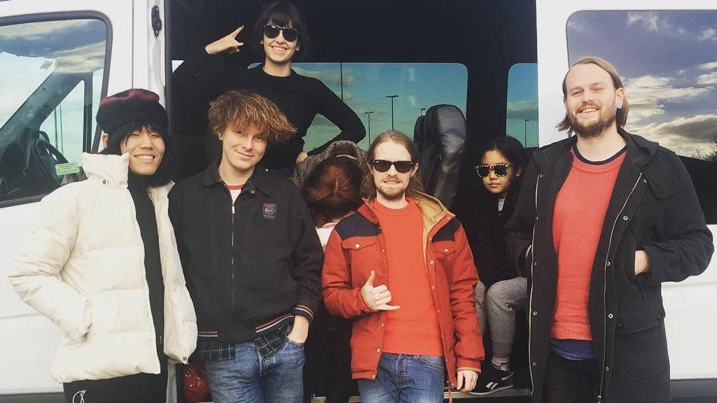 Superorganism on tour