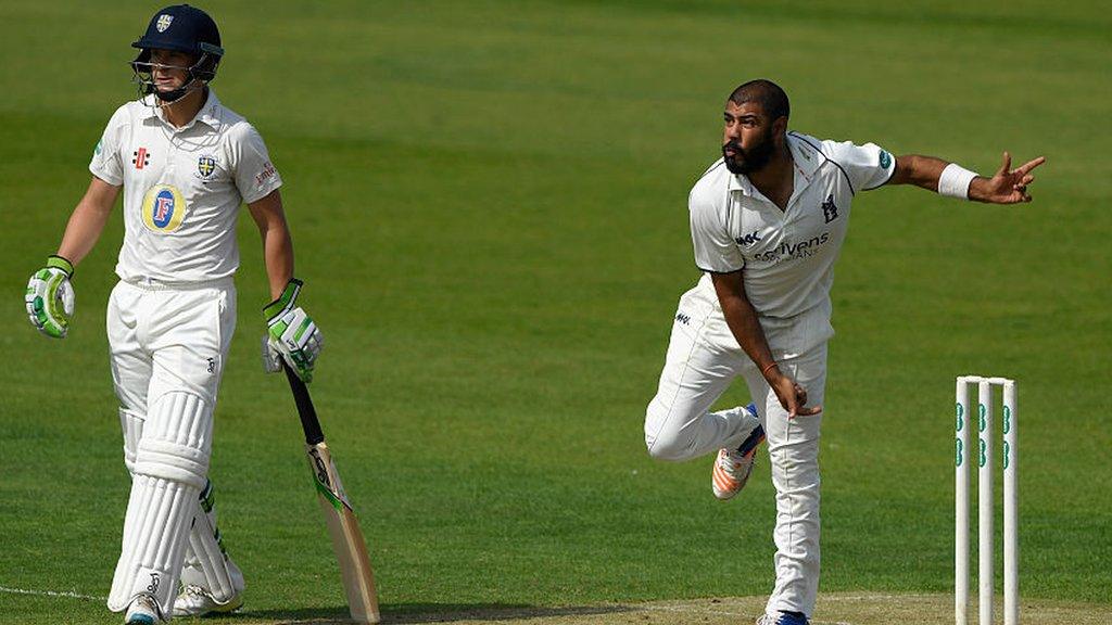 Warwickshire spinner Jeetan Patel has now taken 50 first-class wickets for the Bears in a summer for the fifth successive year