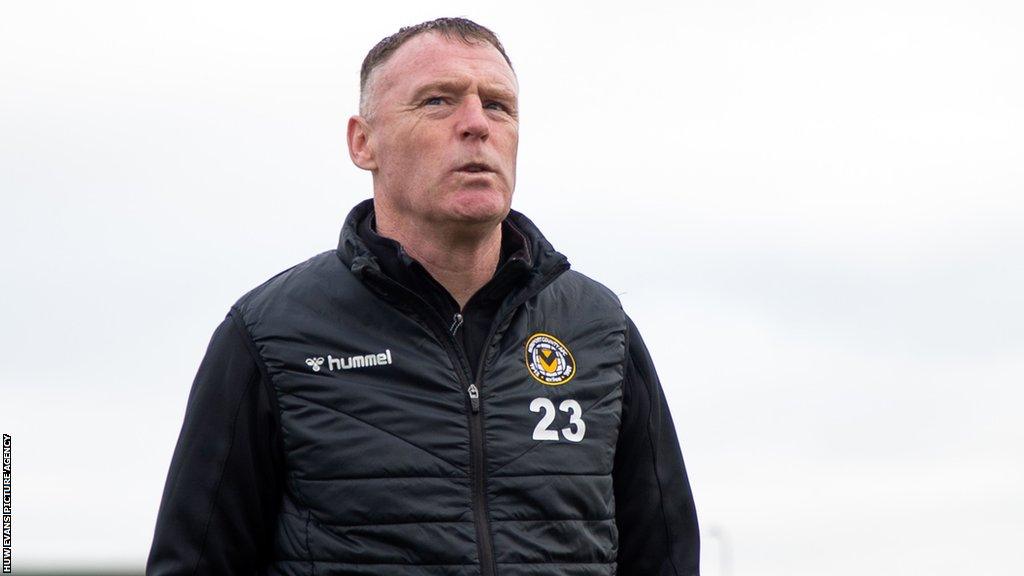 Newport County manager Graham Coughlan