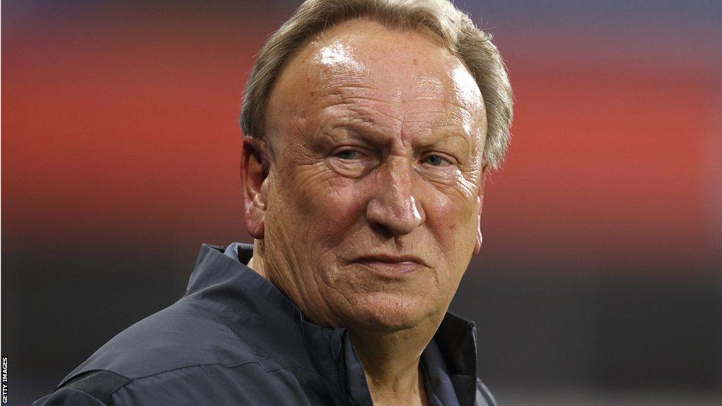 Neil Warnock while Huddersfield manager