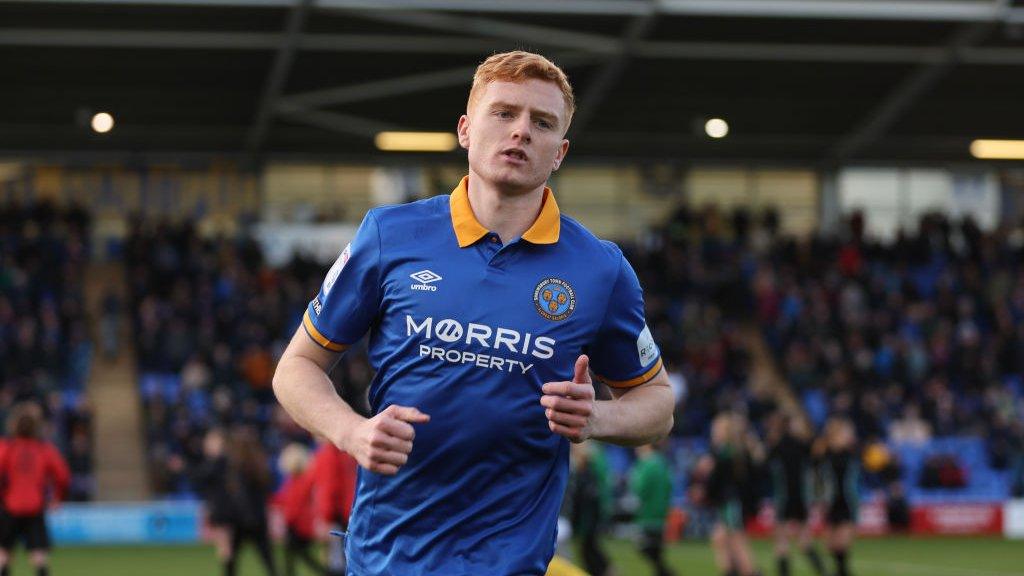 Morgan Feeney has made 14 Shrewsbury appearances since signing in the summer from Carlisle United