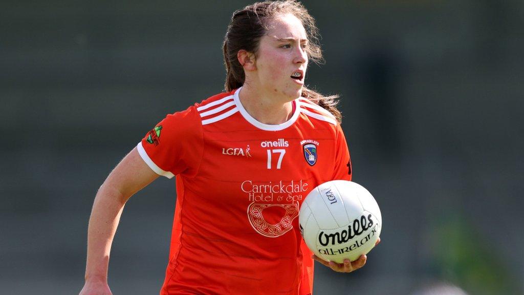 Niamh Reel in action for Armagh