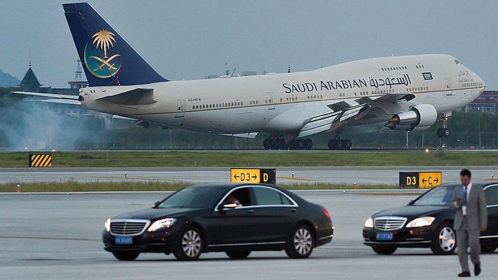 Saudia Arabia plane