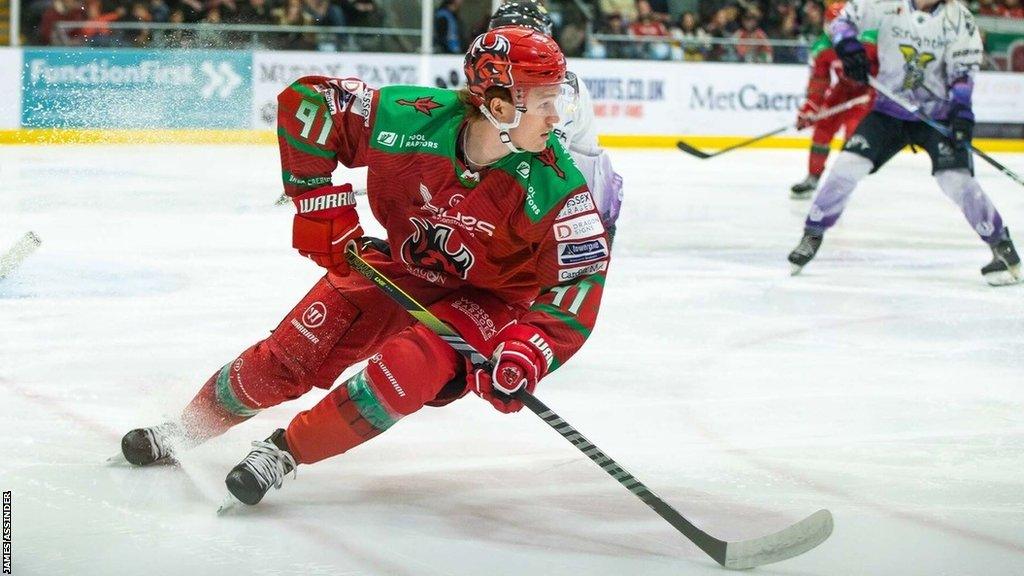 Josh Waller for Cardiff Devils