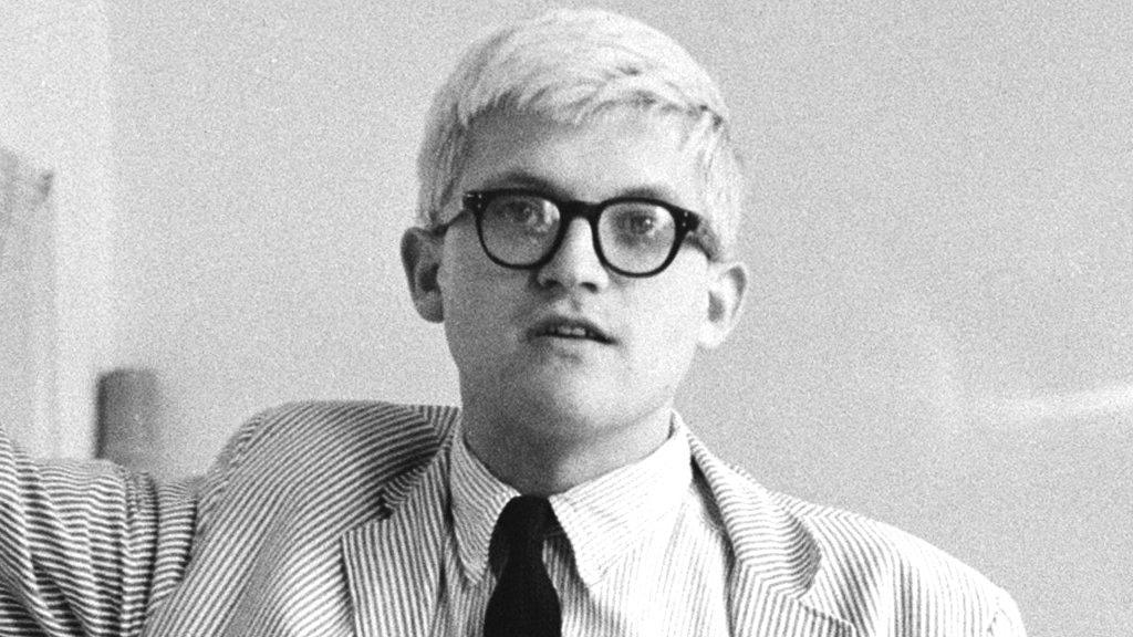 David Hockney in his studio circa 1967