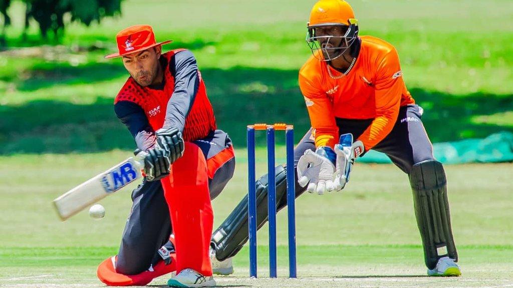 Antum Naqvi playing for Mid West Rhinos