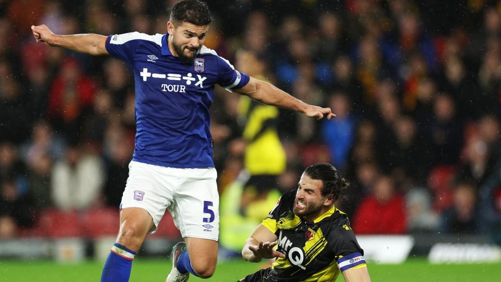 Ipswich v Watford match action