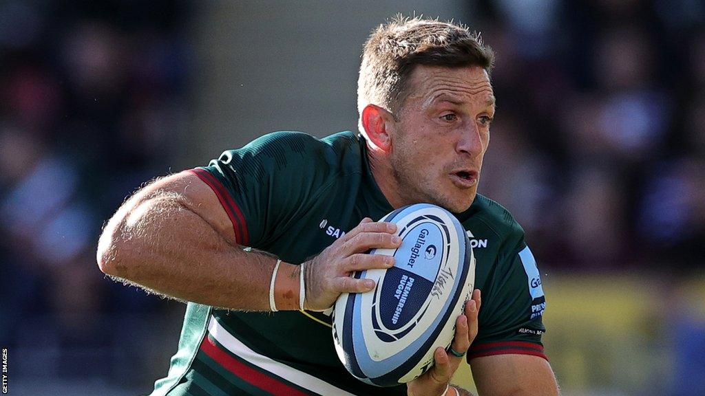 Jimmy Gopperth in action for Leicester Tigers