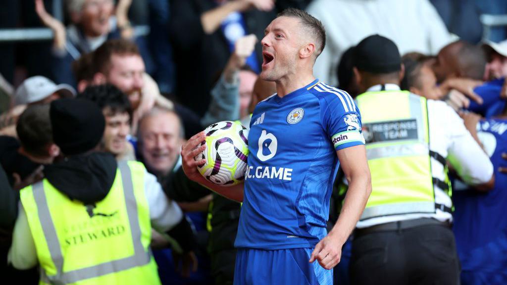 Leicester City's Jamie Vardy