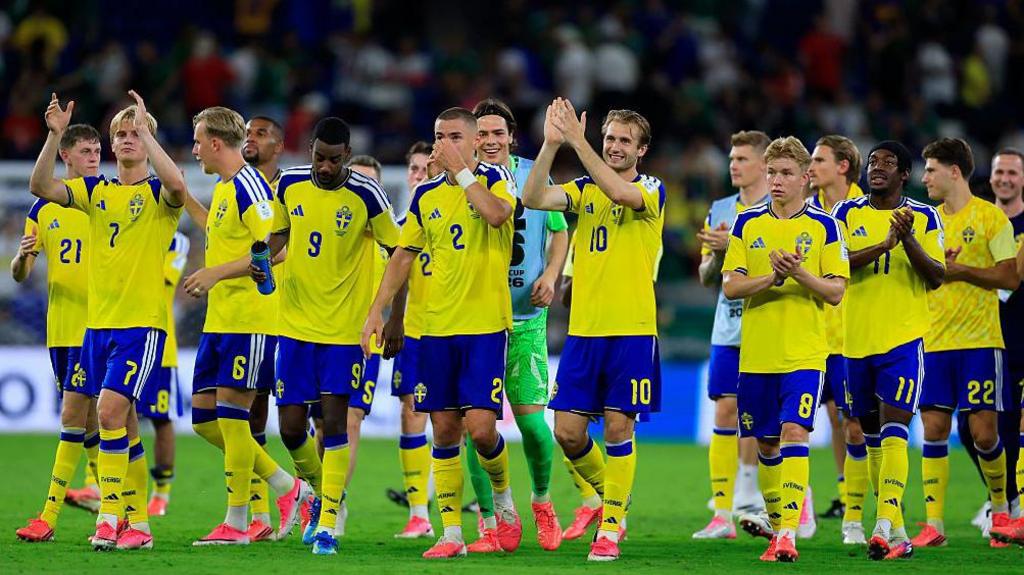 Sweden celebrate