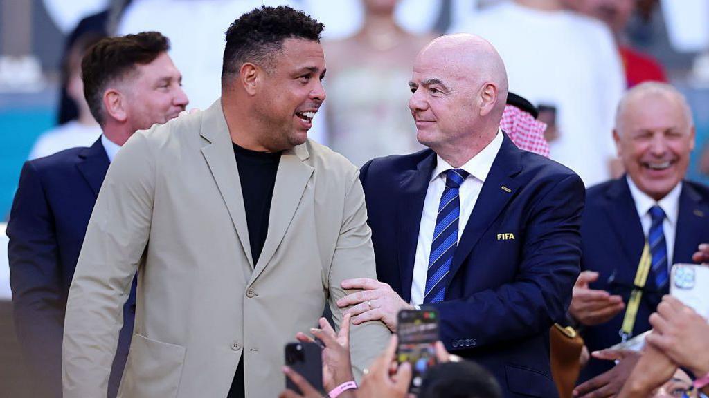 Ronaldo and Gianni Infantino