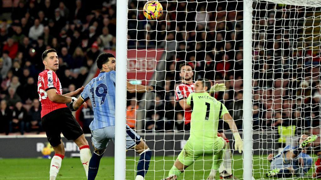 James Maddison scores his second goal for Tottenham