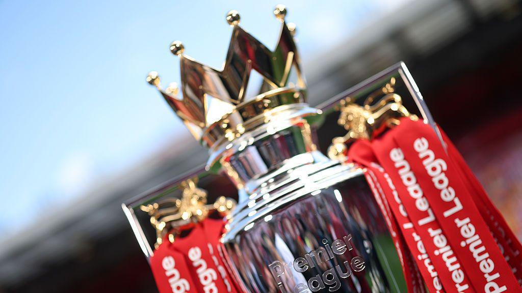 Premier League trophy.