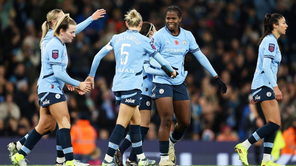 Manchester City celebrate