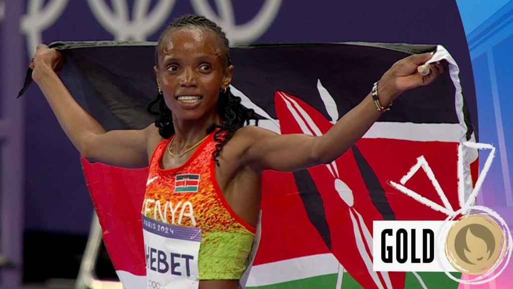 Kenya's Chebet wins 5000m gold as Kipyegon disqualified