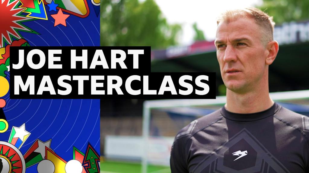 Former England keeper Hart gives 1v1 masterclass