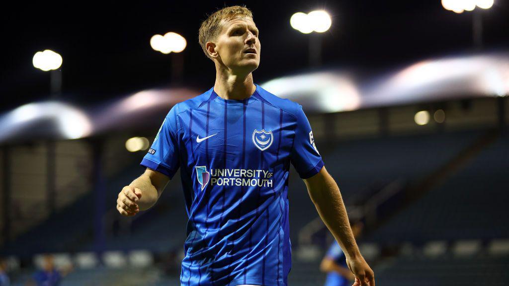 Matt Ritchie of Portsmouth looks on during the Carabao Cup first round match between Portsmouth and Millwall at Fratton Park