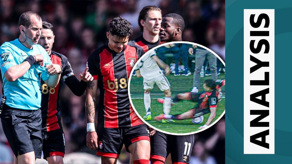 ‘Ironically the ref gets this right’ – pundits on Evanilson red card