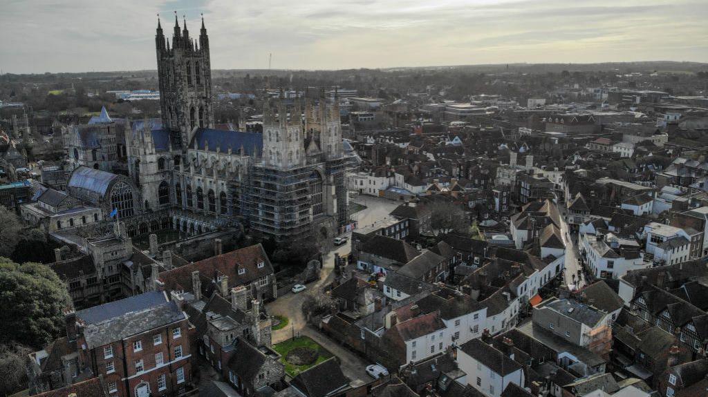 View over Canterbury