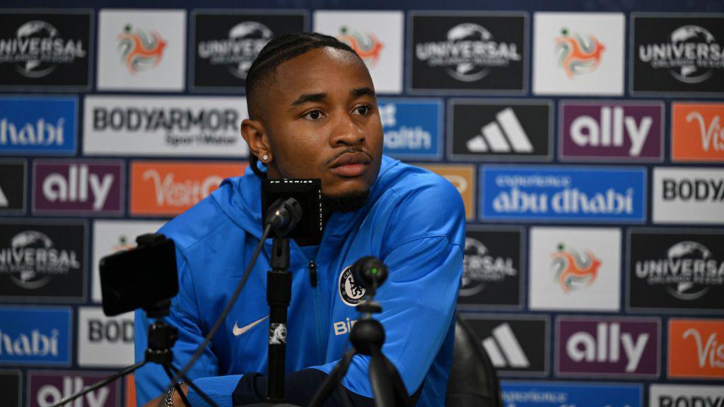 Christopher Nkunku at press conference