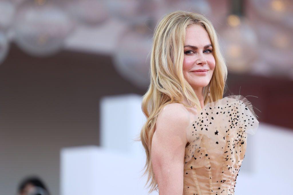 Actress Nicole Kidman attends the red carpet of the movie "Babygirl" presented in competition during the 81st International Venice Film Festival at Venice Lido, on August 30, 2024. 