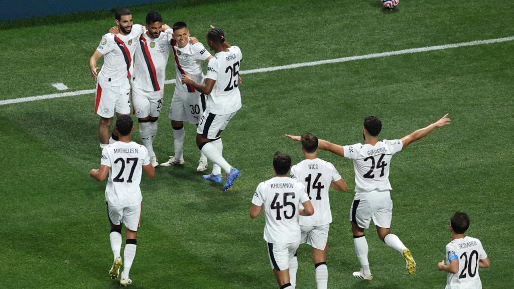 Man City celebrate