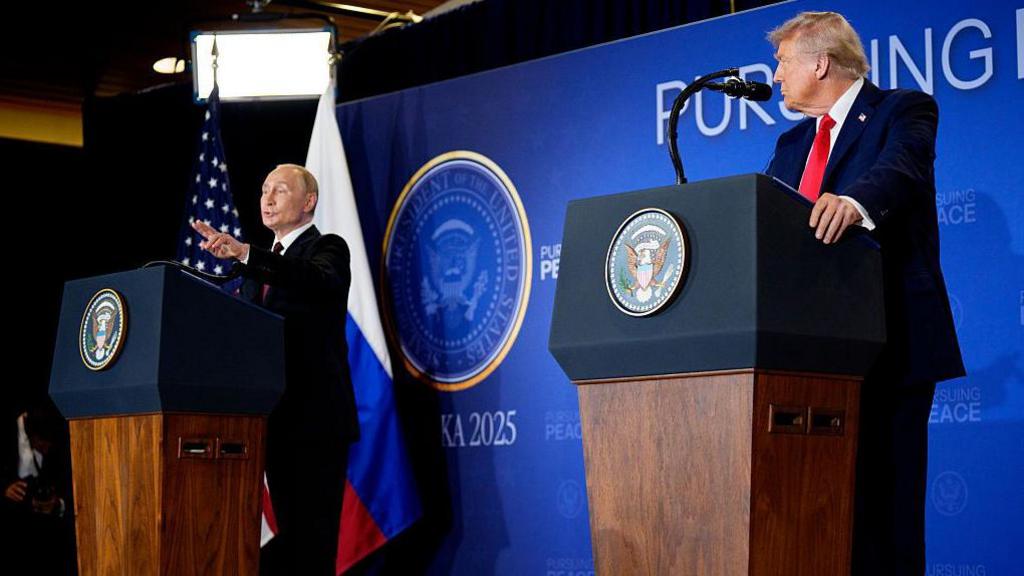 the two presidents at the press conference