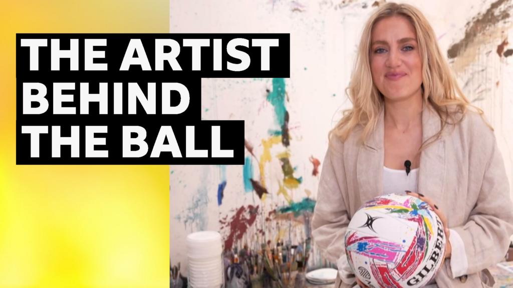 Meet the artist behind Netball Super League's new match ball