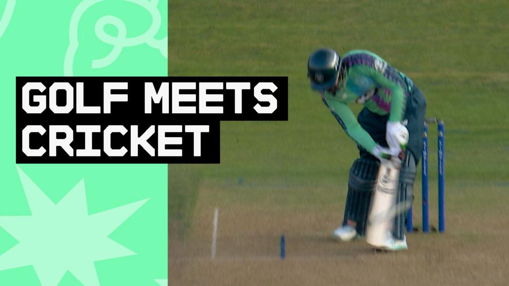 Thats outrageous! - Khan hits six with unorthodox shot