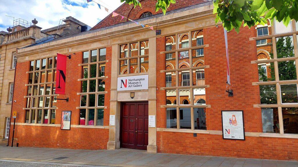 Entrance to Northampton Museum and Art Gallery