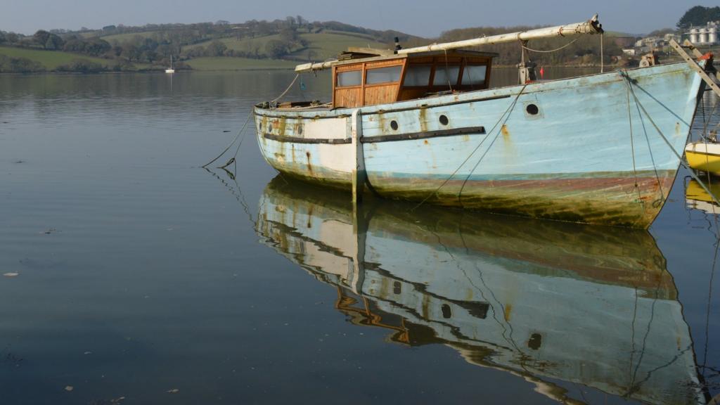 Boat in Malpas. Pic: