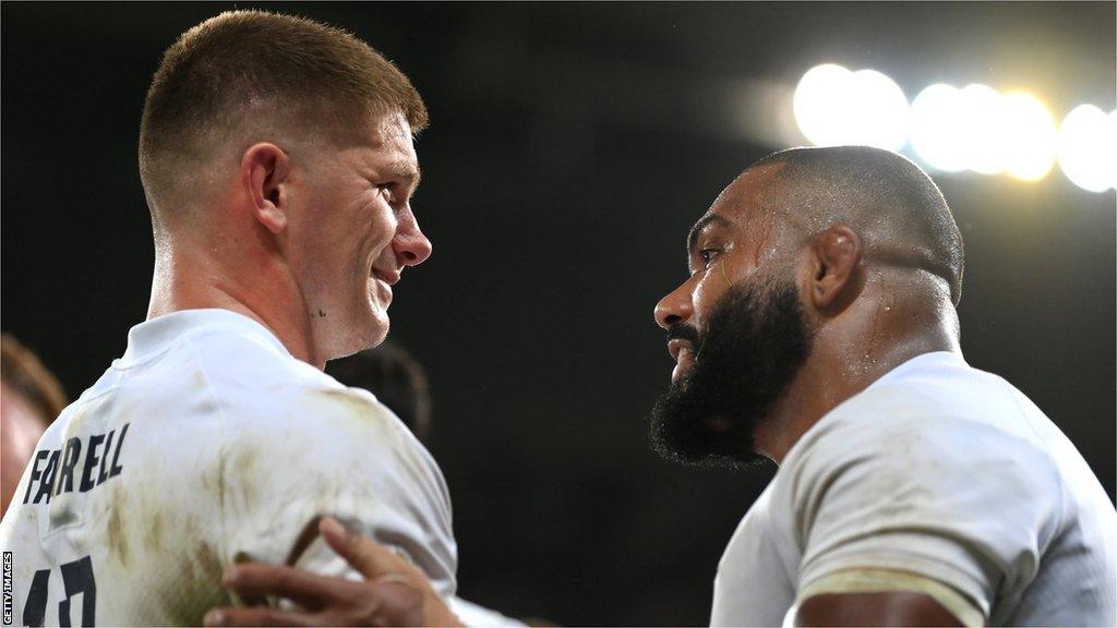 England team-mates Owen Farrell and Kyle Sinckler