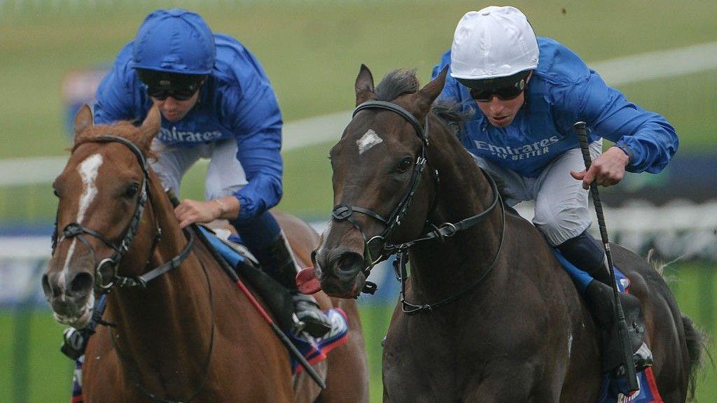 Ruling Court (right) racing next to Shadow Of Light