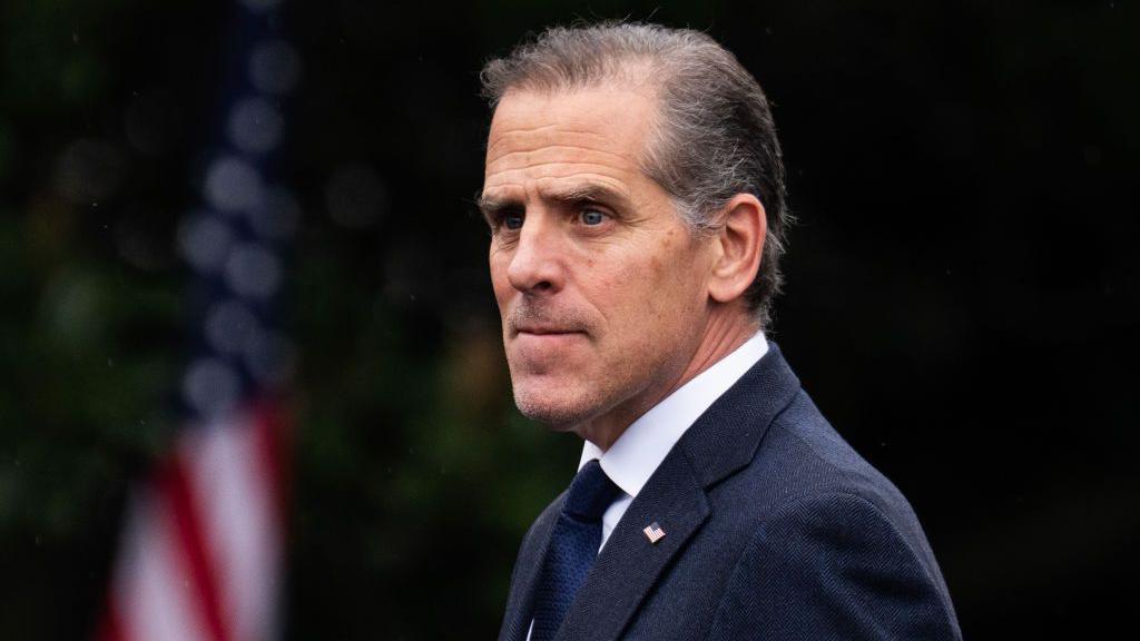 Hunter Biden seen at a White House event