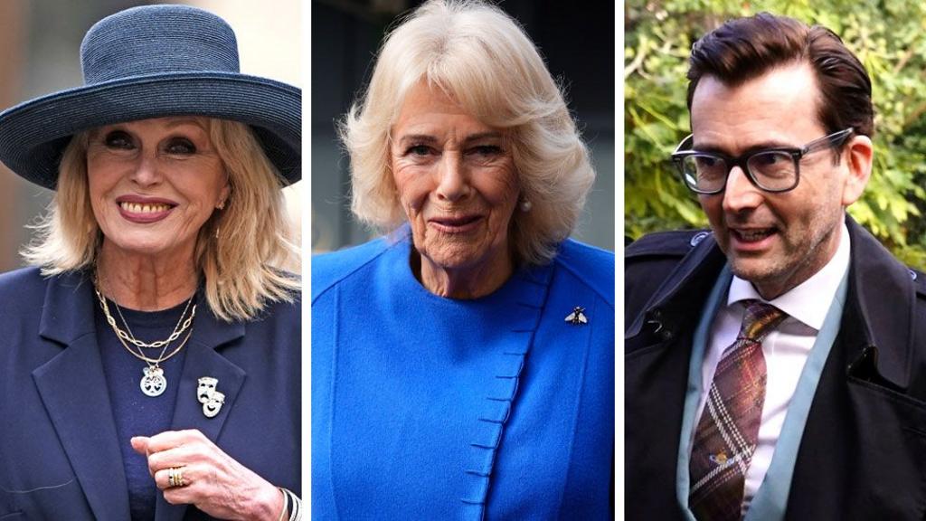 Joanna Lumley va Qirolicha Camilla Jilly Cooper xotirasida qatnashdi