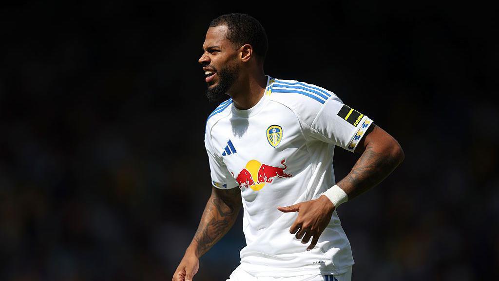 Lukas Nmecha looks on during the pre-season friendly match between Leeds United and Villarreal